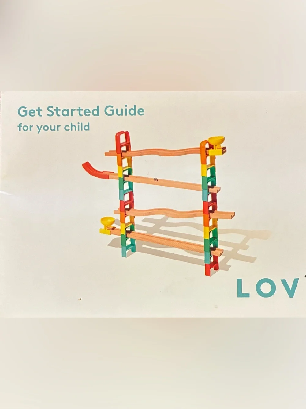 Lovevery Lovevery Energy In Motion Wooden Ball Ramps.